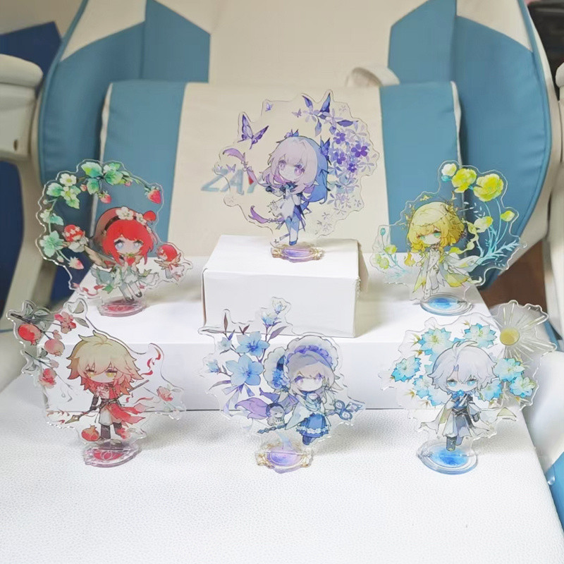 6 Miếng Trò Chơi Honkai: Ngôi Sao Lanit Acrylic Hình Đứng Tấm Mẫu Herta CastoriceTribios Aglaea Khas