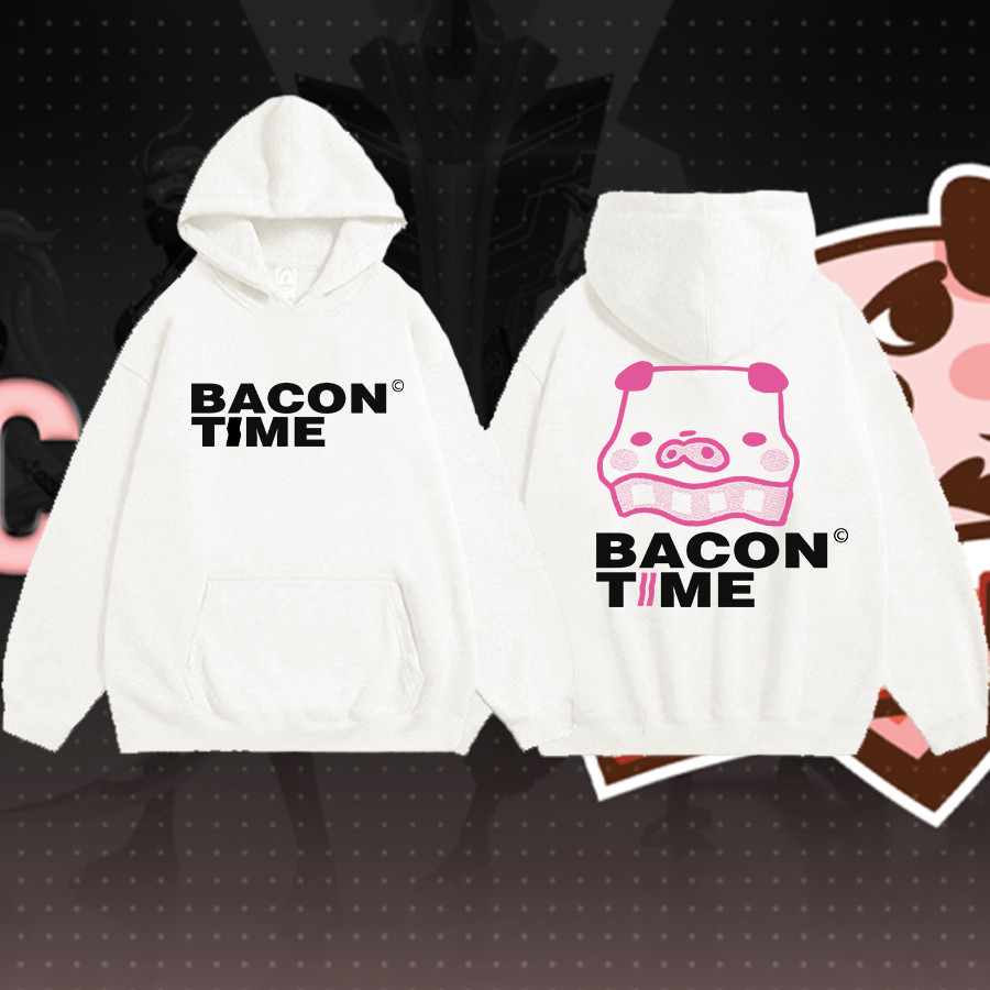 Bacon Time Championship TEE AIC Áo hoodie Cotton có mũ trùm đầu 1 Size M-3XL