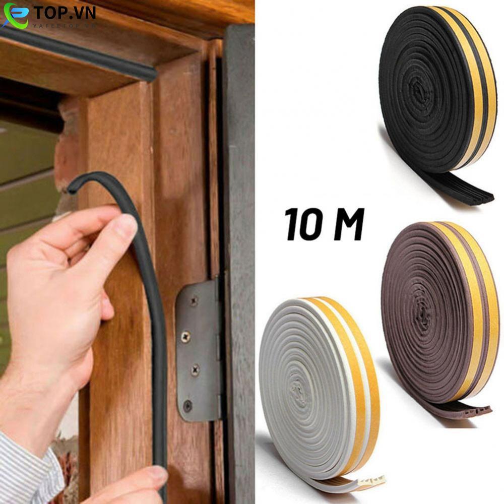 Sliding door Seal Strip E Shapes Weather Door Window Anti noise 2pcs New