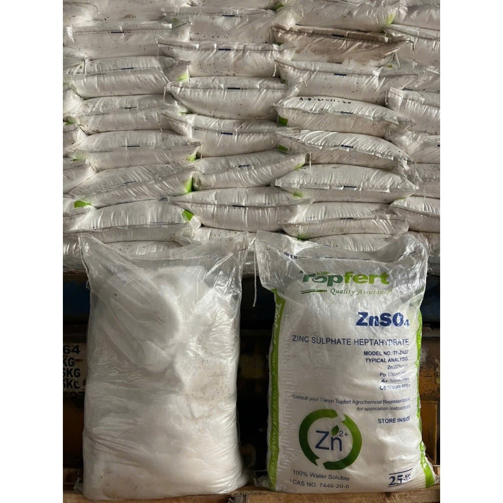 Kẽm sunphat – ZnSO4.1H20 – Phân Bón Cung Cấp Vi Lượng gói 500g