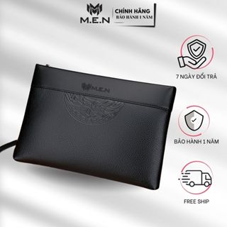 Ví cầm tay nam da cao cấp Men vân tròn kháng nước M.Đ [SIÊU SALE]