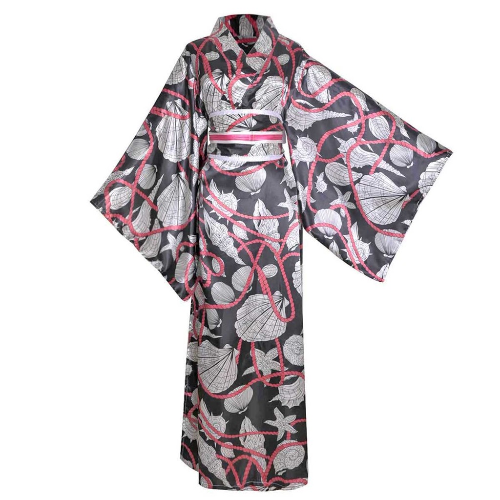 Yukata và Trang Phục Kabuki Nam/Nữ, Thiết Kê Oiran Chi Tiết, Phù Hợp Hóa Trang truyền thống Nhật Bản