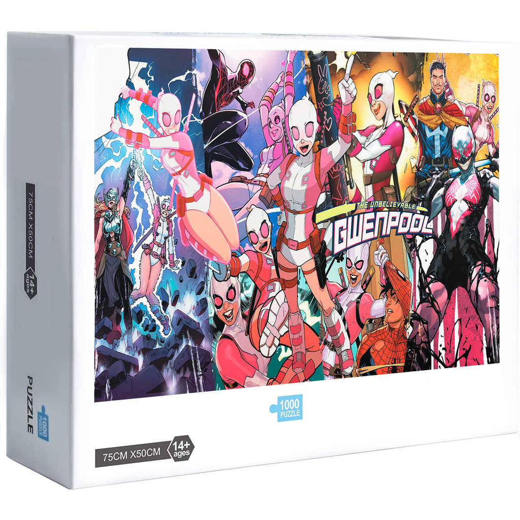 Mới Gwenpool 300 500 1000 Miếng Ghép Hình Trò Chơi Trang Trí Nhà Cửa Y