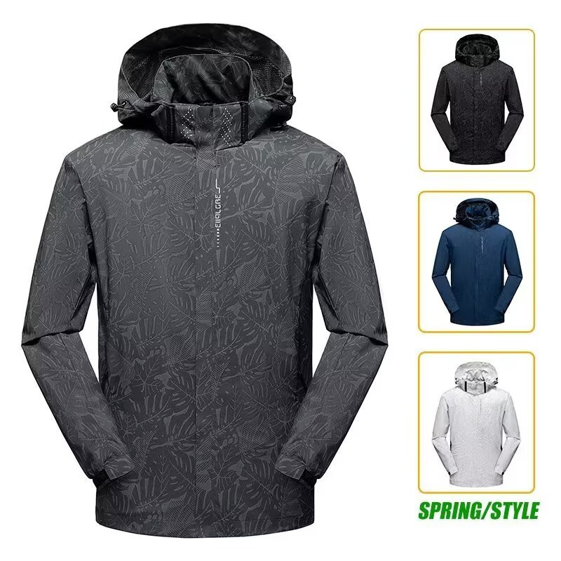 Áo khoác Anorak chống gió dành cho nam, phù hợp tập thể dục