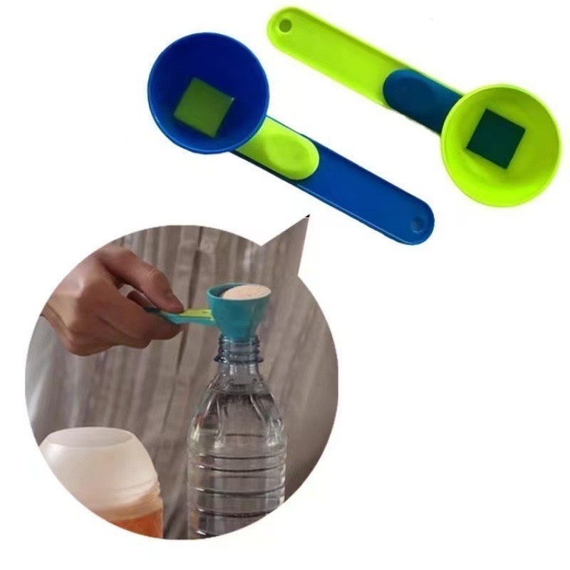 Hot Sale#Hot Sale Mess Free Measuring Funnel Creative Protein Powder Sliding Spoon Coffee Leak-Proof