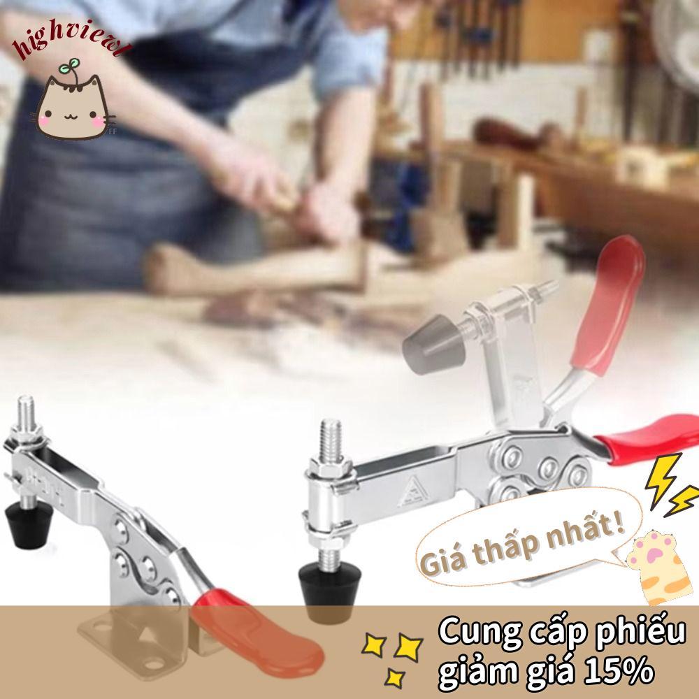 Kẹp cố định hàn HIGHVIEWLS, Dụng cụ cầm tay ngang Kẹp chuyển đổi, Hình chữ U Phát hành nhanh GH201-B