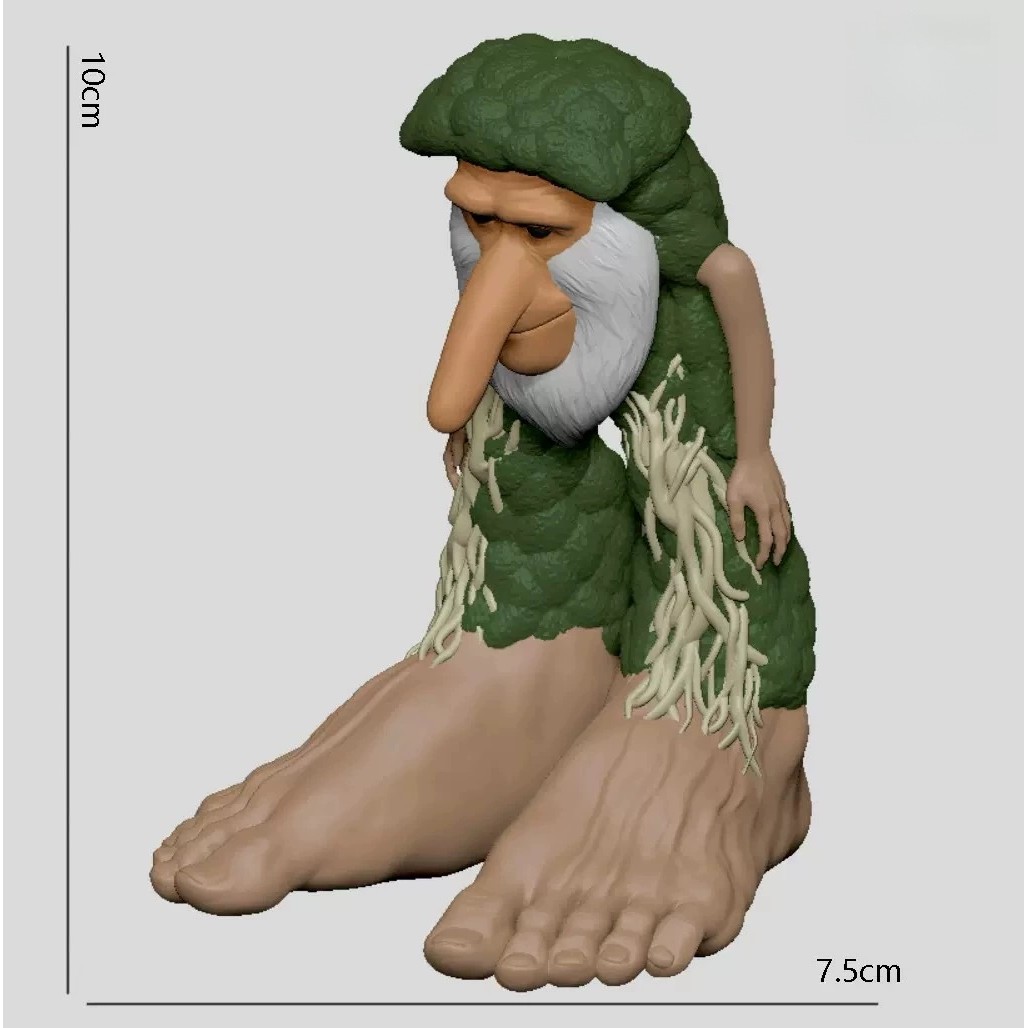 3D In Cổ Điển Núi Và Biển Brr Patapim Chân Lớn Quái Vật Internet Người Nổi Tiếng Mô Hình Đồ Chơi Hìn