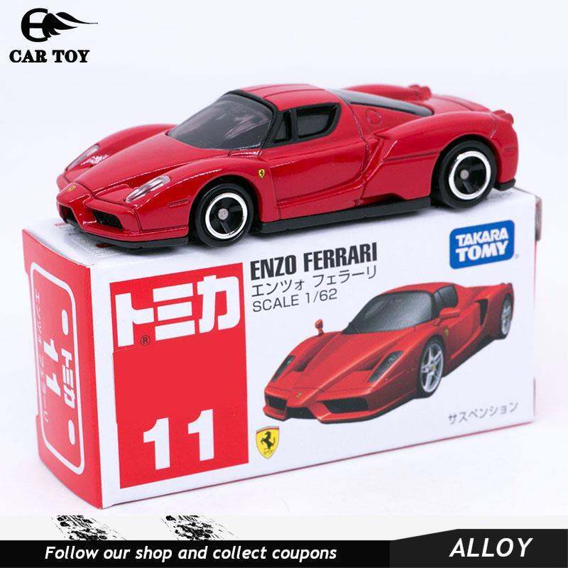 Xe đồ chơi Takara Tomy Tomica No. 011 Enzo Ferrari Xe Thu Nhỏ Mẫu 1 / 62 Diecast Ô Tô Đồ Chơi Cho Bé
