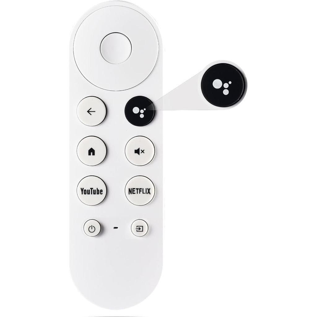 Dành cho Google Chromecast Voice Remote, Điều khiển thay thế cho Google TV Remote / Streamer (Chỉ dà