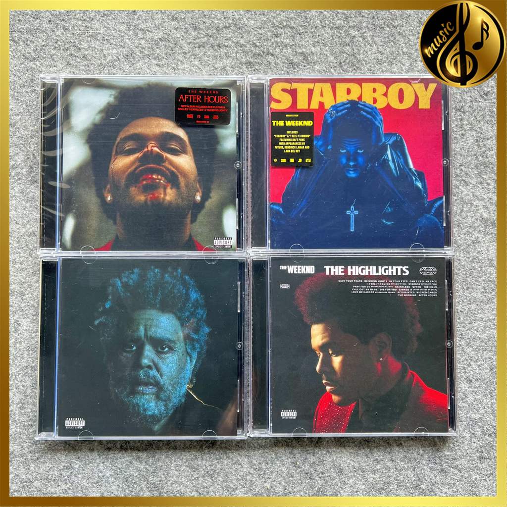 The Weeknd The Highlights, After Hours, Starboy, Dawn FM 4 Albums Set [Sealed] Brand New OMVN2