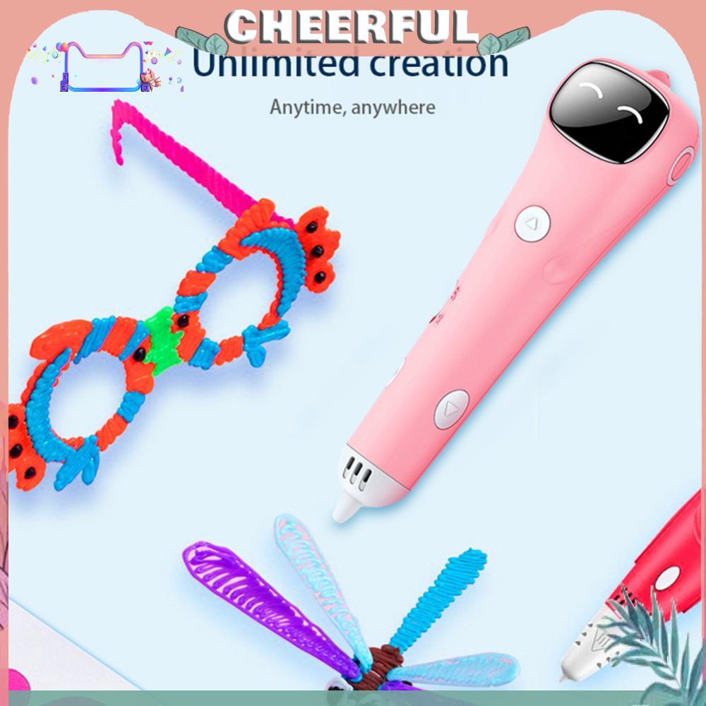 Bút in 3D nhiệt độ thấp có dây tóc PCL Bút vẽ DIY an toàn Sạc USB Công cụ in 3D thông minh cho bé tr