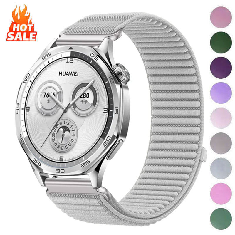 Dây Nylon thể thao 22mm 20mm 18mm cho Huawei Watch GT6 5 4 46mm Vòng đeo tay dệt cho Huawei Watch GT