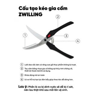 Kéo Gia Cầm (cán thẳng) Zwilling Poultry Shears
