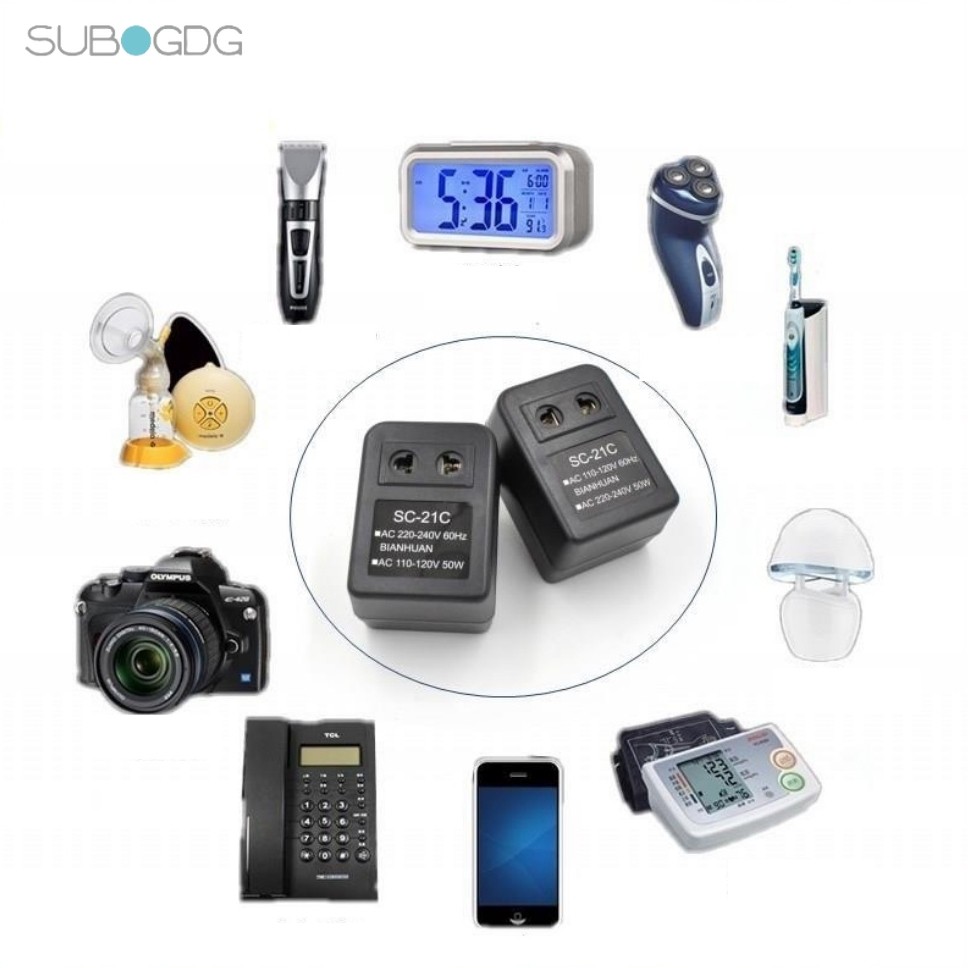 SUBOGDG Bộ đổi nguồn 220v sang 110v của nhật | Đổi nguồn 220v sang 110v | Cục đổi nguồn 220v sang 11