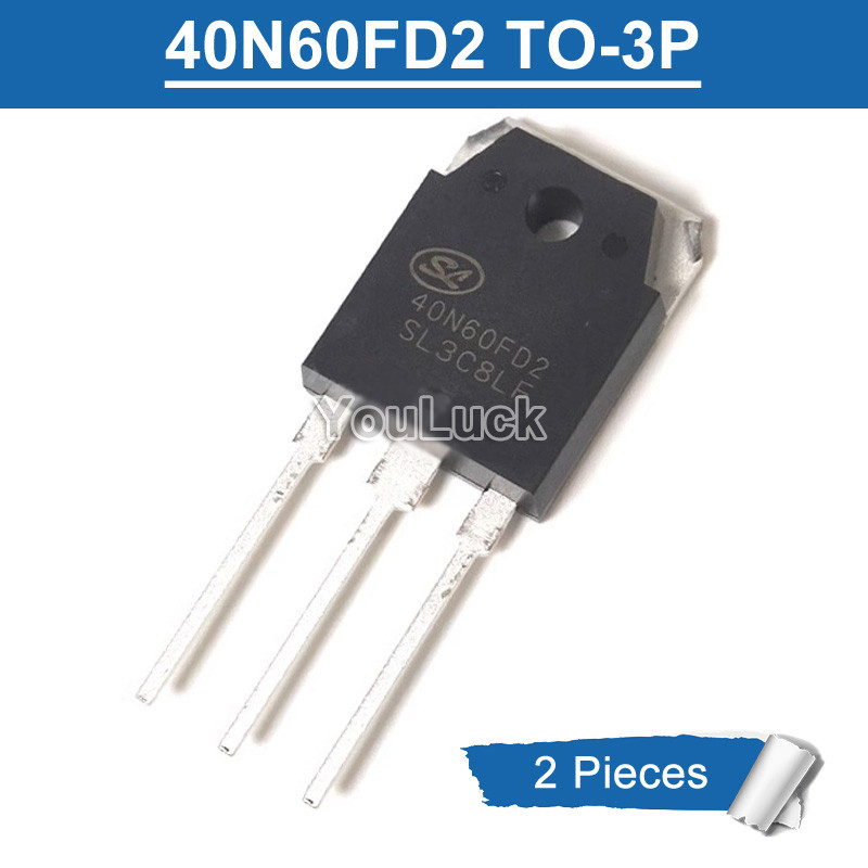 2 Chiếc Chính Hãng 40N60FD2 40N60 FD2 TO-3P SGT40N60FD2PN 40A / 600V IGBT Transistor Mới