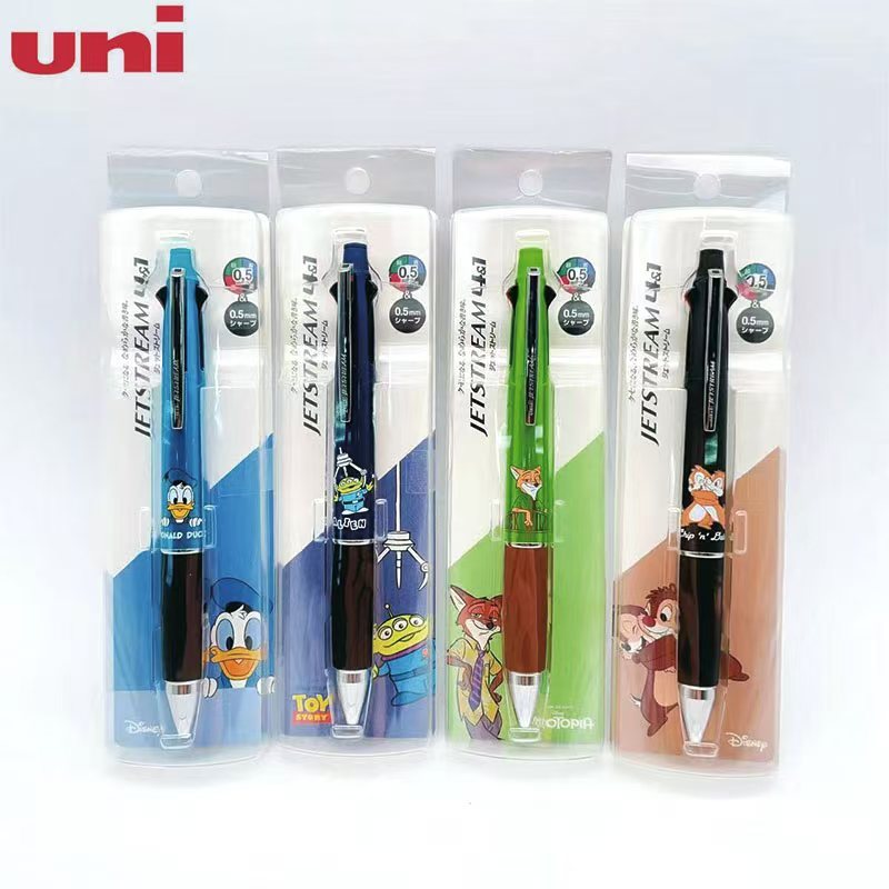 Nhật Bản UNI UNI Vịt Donald Chip ba mắt 'n' Dale Phiên bản giới hạn 4 + 1 Bút mô-đun đa chức năng Bú