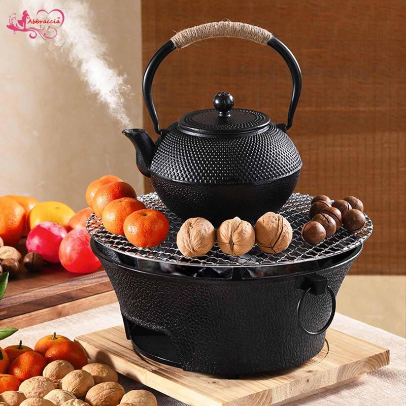 Bếp Cắm Trại Mini BBQ Than Nướng Sân Nhà Than Nhật Bản Hibachi Nướng