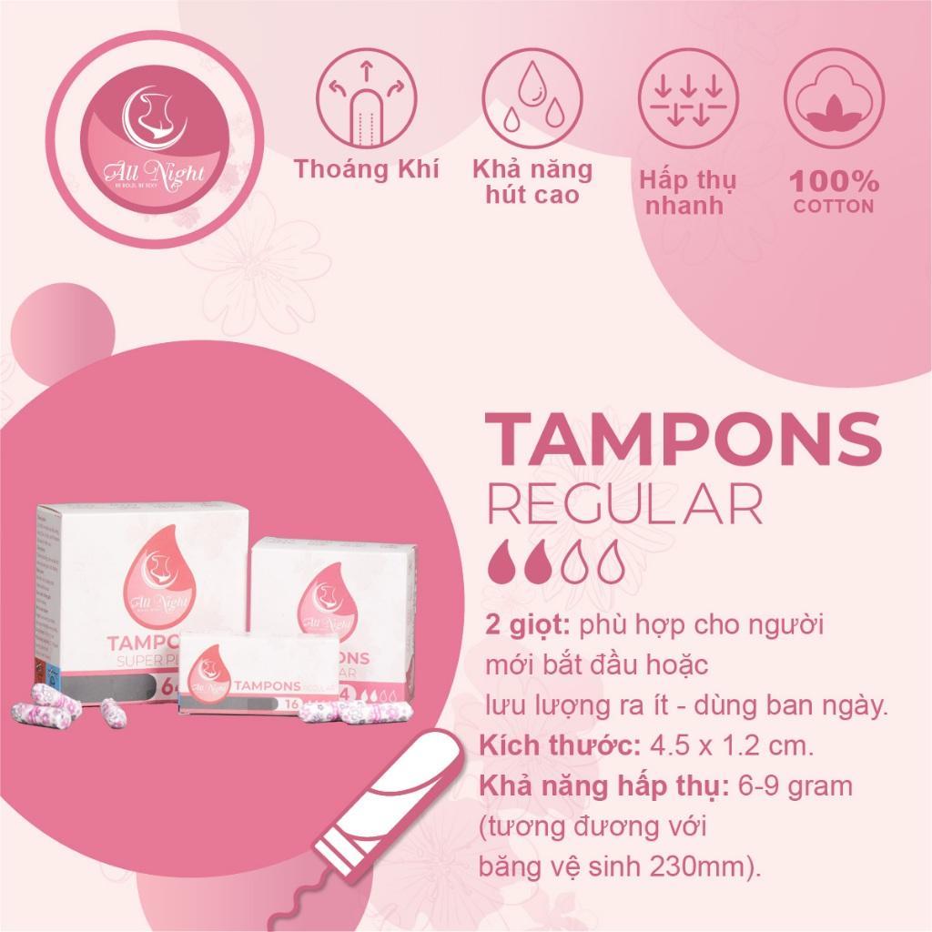 Ảnh 5 của Băng vệ sinh Tampon BEABIAI All Night 100% cotton, thấm hút tức thì sử dụng đươc cả khi bơi 16c,64c