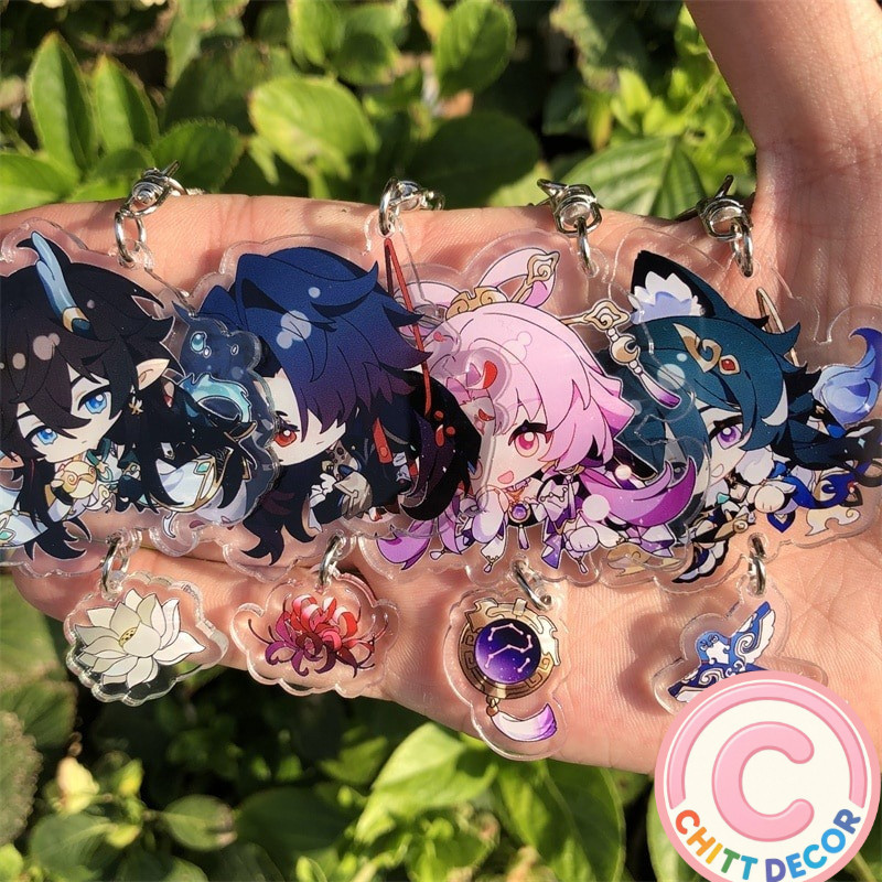 Móc khoá Honkai: Star Rail Imbibitor Lunae Sampo Koski Gepard Landau Anime Manga Phụ Kiện Trang Trí 