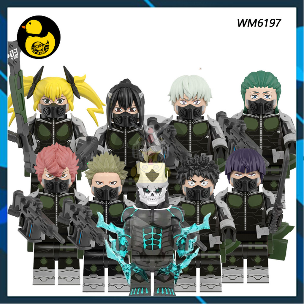 WM6197 Mô Hình Kaiju NO.8 Manga Anime Quái Vật Số 8 Ashiro Mina Hibino Kafka Shinomiya