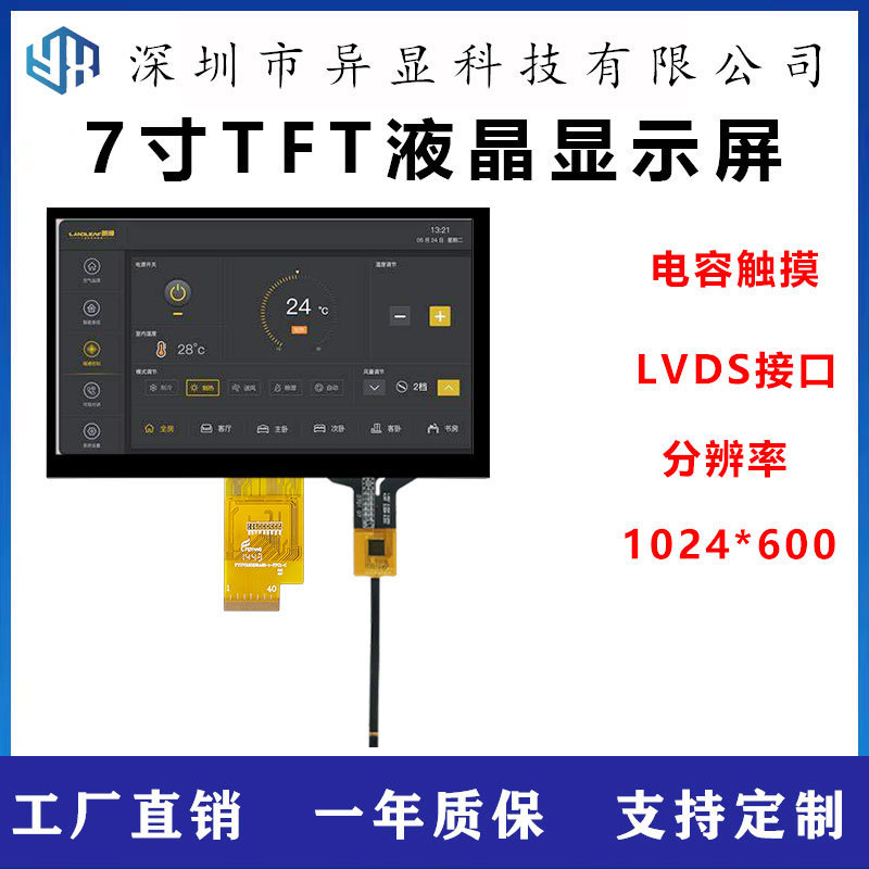 23cm Màn Hình LCD IPS Màn Hình TFT Giao Diện LVDS Điều Khiển Công Nghiệp Thương Hiệu Mới Phân Phối T
