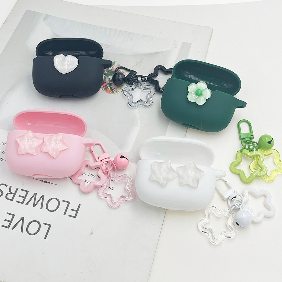 Ins Thời Trang Tai Nghe Dành Cho Beats Studio / Solo Buds Case Silicone Có keychian Cover Cho Beats 