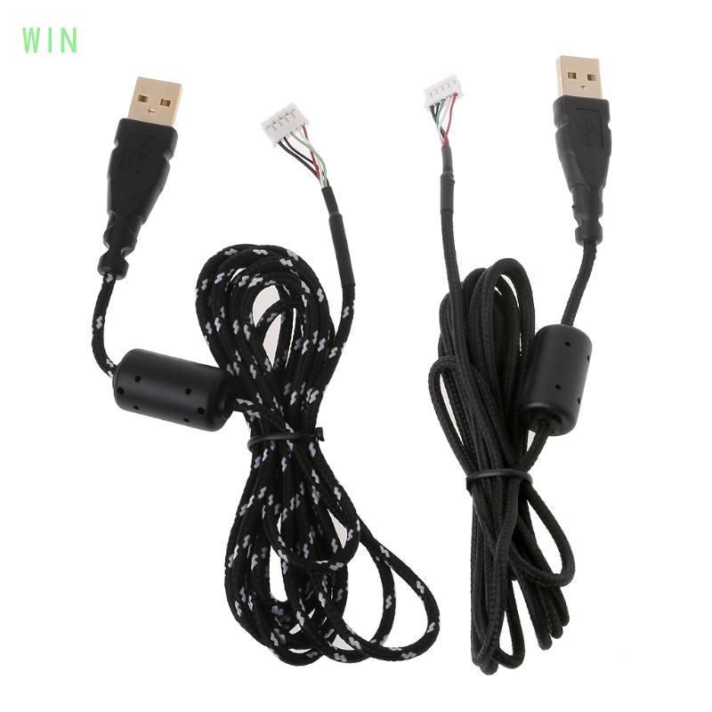 WIN Cáp Chuột USB Dây Ô Dù Cho Micro Mềm Chơi Game Chuột Dây IO 1 1 IE 3 0