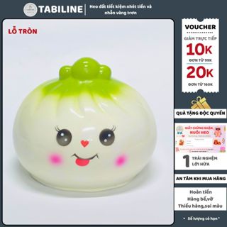   Top bán chạy  Heo đất ống tiết kiệm tiền lỗ tròn bánh màn thầu size vừa LD07 - TABILINE 