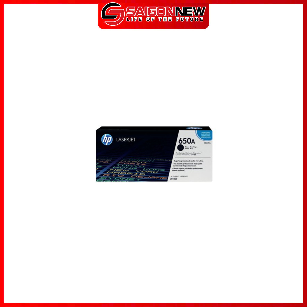 [Chính hãng] Hộp mực lazer đen HP 650A / CE270A