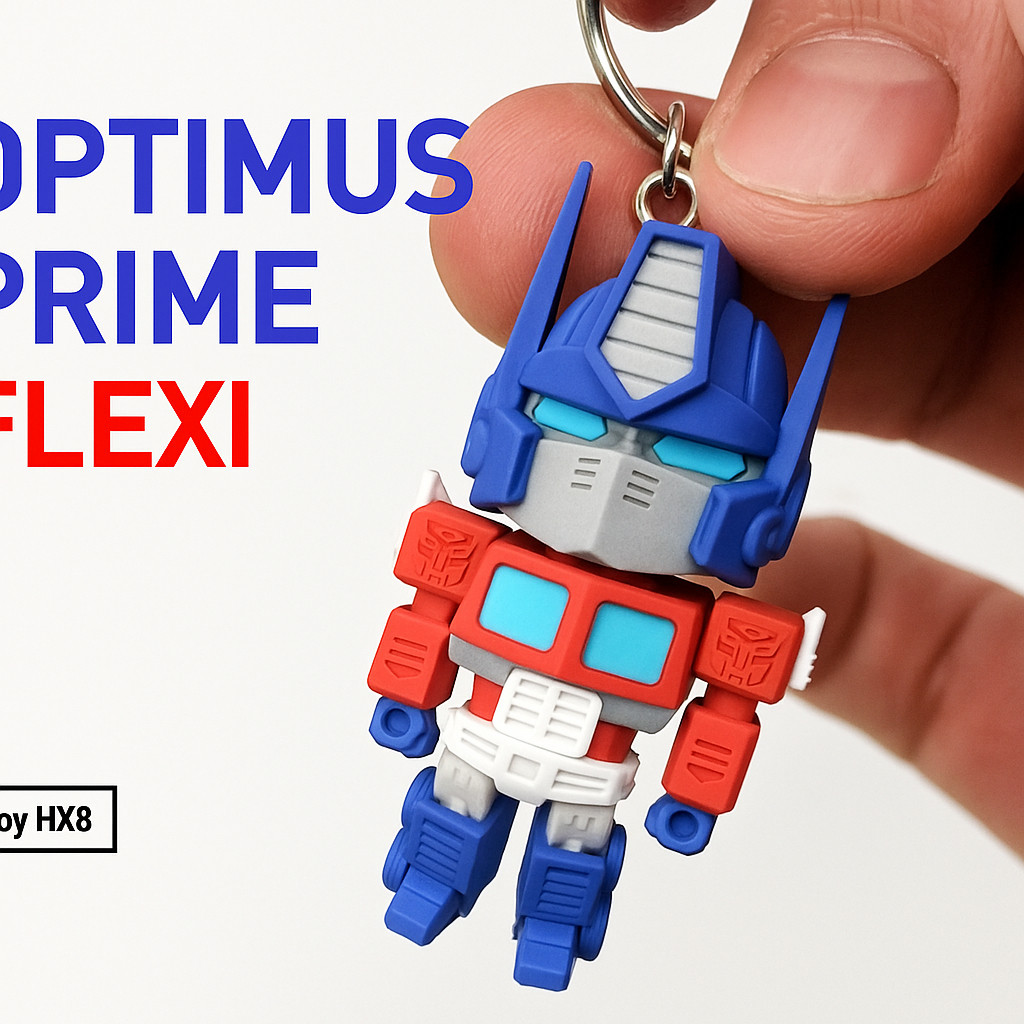 Móc Khóa Robot Transformer Mini – Optimus Prime & Megatron