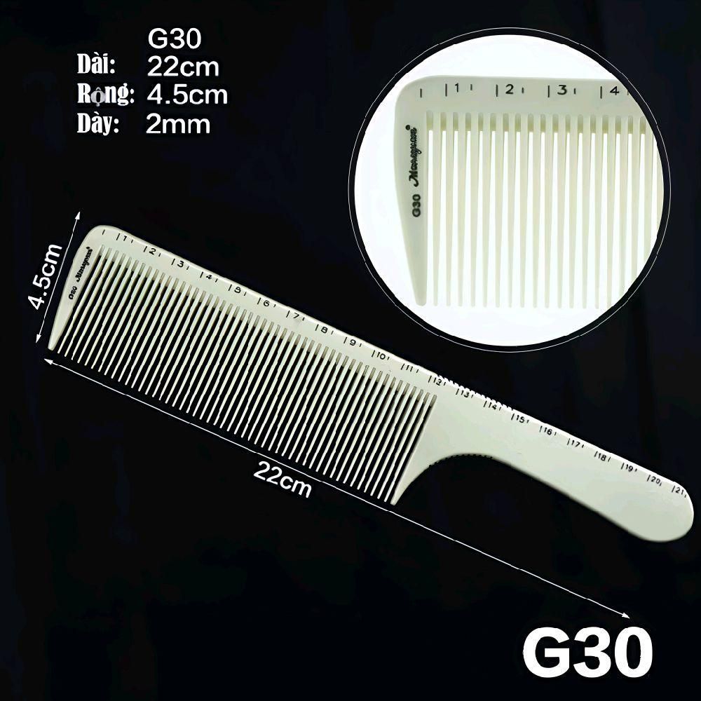 Lược Cắt Tóc Nam ,Lược Bao Bám Tóc ,Lược Chịu Nhiệt Tốt , Lược Nhật  G30,G29,G21 ,Lược Hikaru g30,g2
