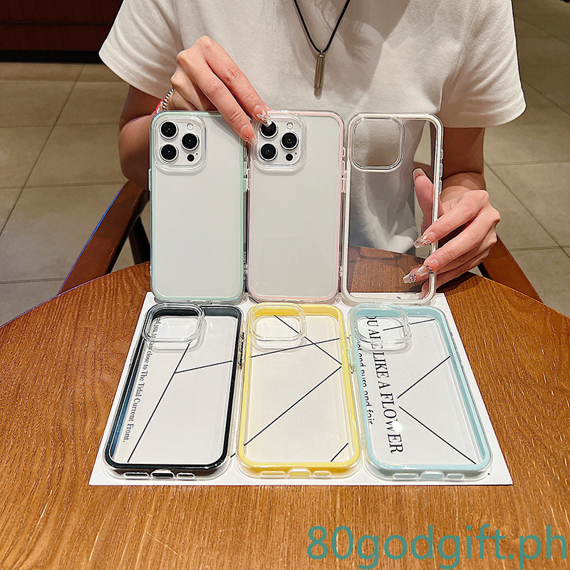 Ốp Điện Thoại Cho Oneplus 13 13R 13T 13S 12R 12 11R 10R 10T 4G 5G Vỏ Màu Macron Trong Suốt Chống Rơi