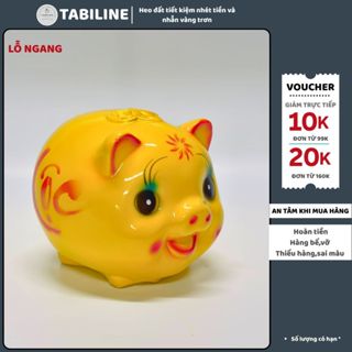  Heo đất ống tiết kiệm tiền lỗ ngang size nhỏ siêu cute đáng yêu LD24 - TABILINE 