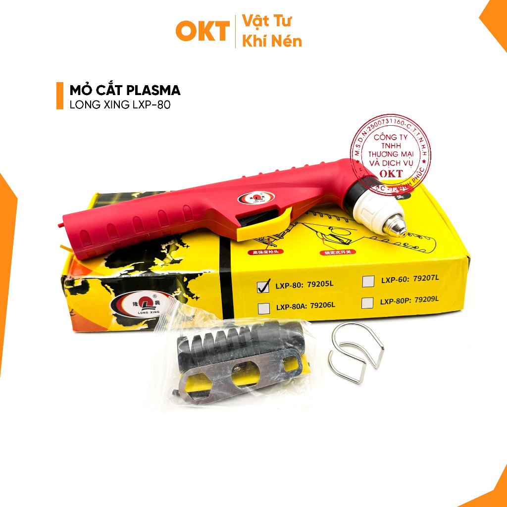 Mỏ Cắt Plasma LXP-80 – Tay Cầm Plasma Long Xing – Mỏ Plasma P80 Long Xing - Dùng Cho Máy Cắt P80