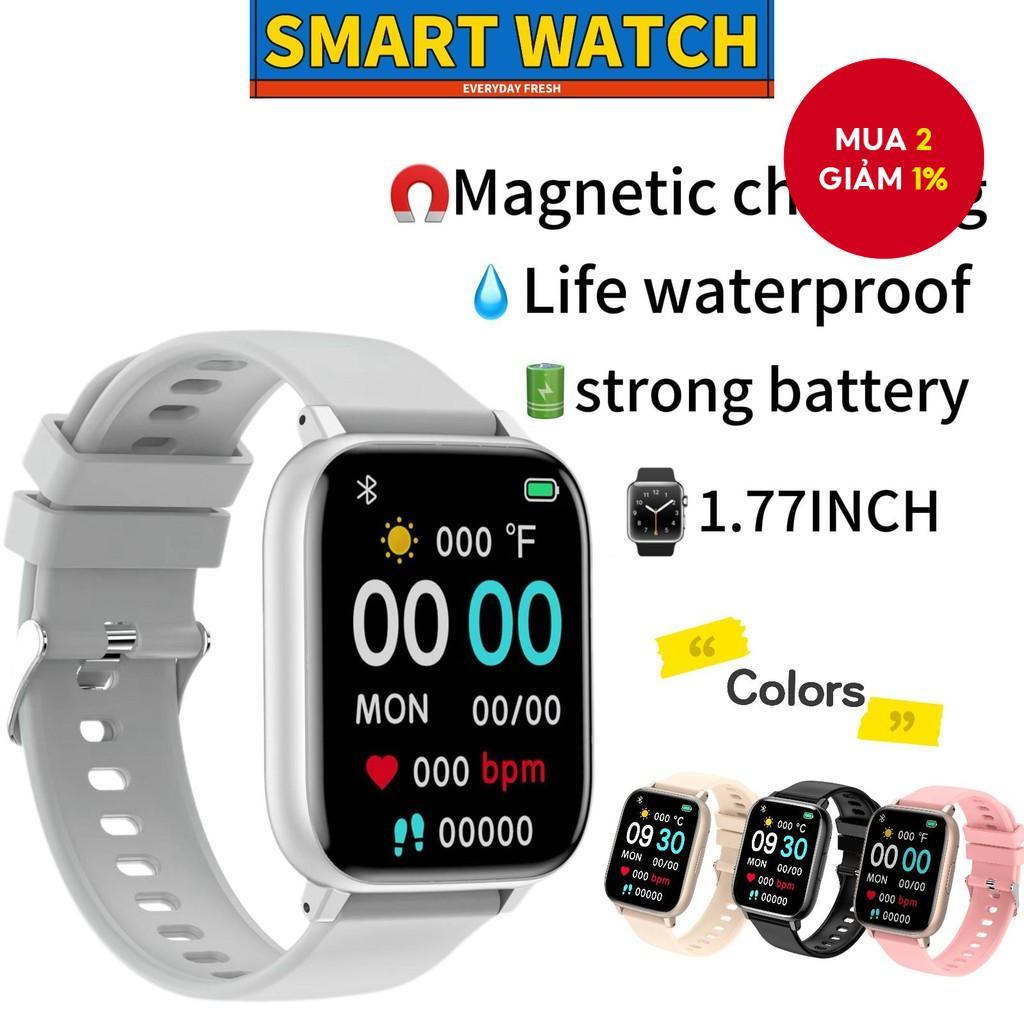   Đồng hồ thông minh H9 Plus gọi điện qua Bluetooth đo nhịp tim huyết áp và oxy trong máu đồng hồ thể thao đa năng 