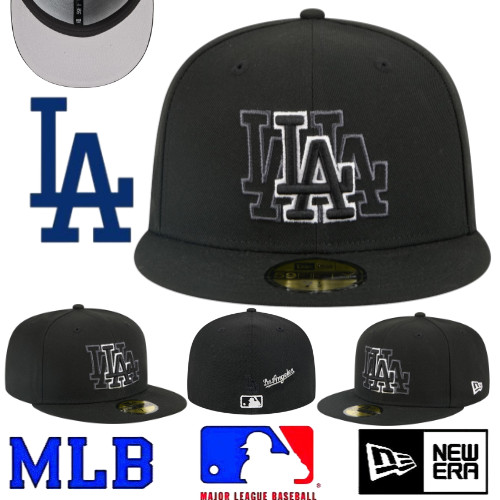 Kỷ nguyên mới - Black Triple Strike Los Angeles Dodgers Custom Cap