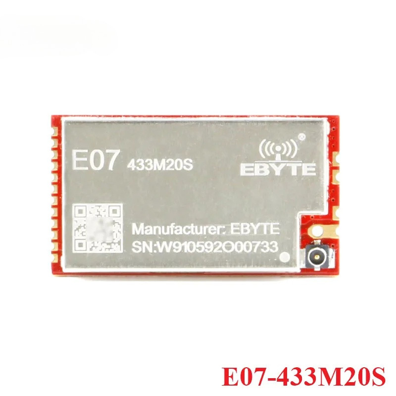 CC1101 433 MHz 100mW Mô-đun không dây RF 20dBm Đường dài E07-433M20S Bộ thu phát PA 433 MHz Bộ phát 
