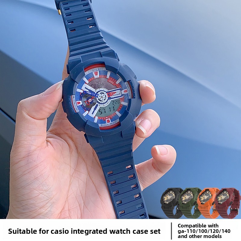 Thay thế Casio-GA100 / 110 / 120 / 140 Vỏ sửa đổi màu trơn GD100 Bộ tích hợp