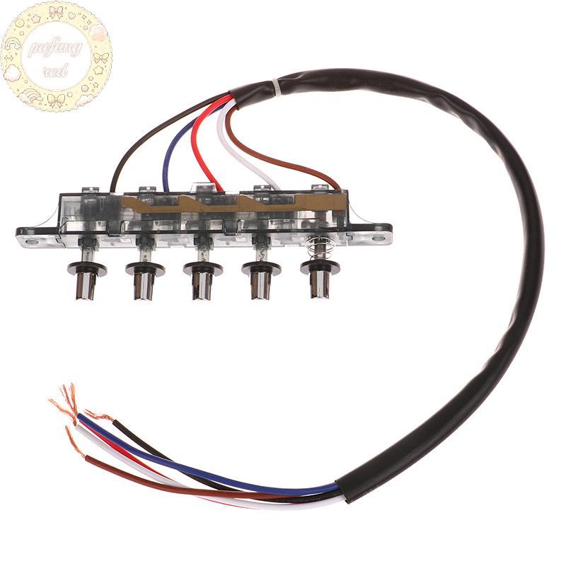 PUD 1Pc Phạm Vi Hood 5 Nút Nút Công Tắc Đa Năng Bảng Điều Khiển Phạm Vi Áp Dụng Hood Nút Công Tắc Ph