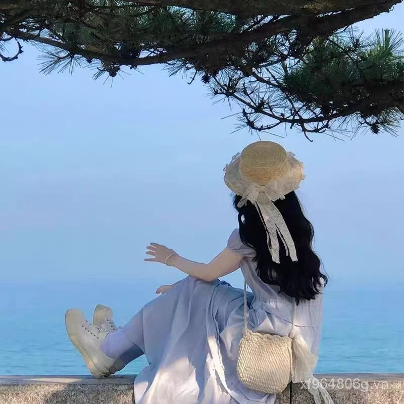 Mũ Handmade Nơ Đầu Phong Cách Mori Series, Soft Girl Style Nhật Bản Với Hoa Văn Ren Tươi Tắn