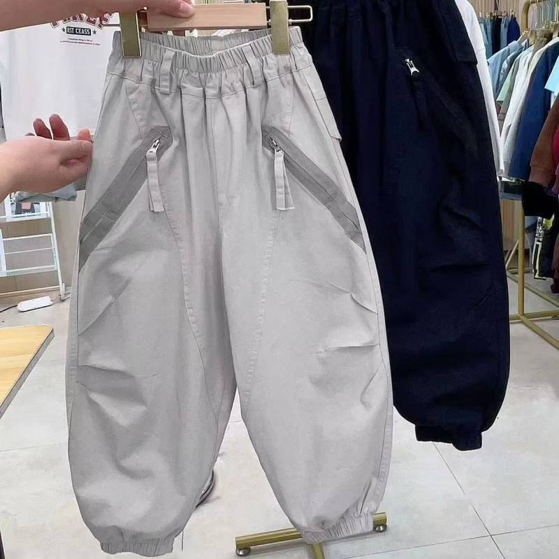 【Ready Stock】 Boys' New Casual Pants Spring and Autumn Children's Pants Children and Teens Trousers 