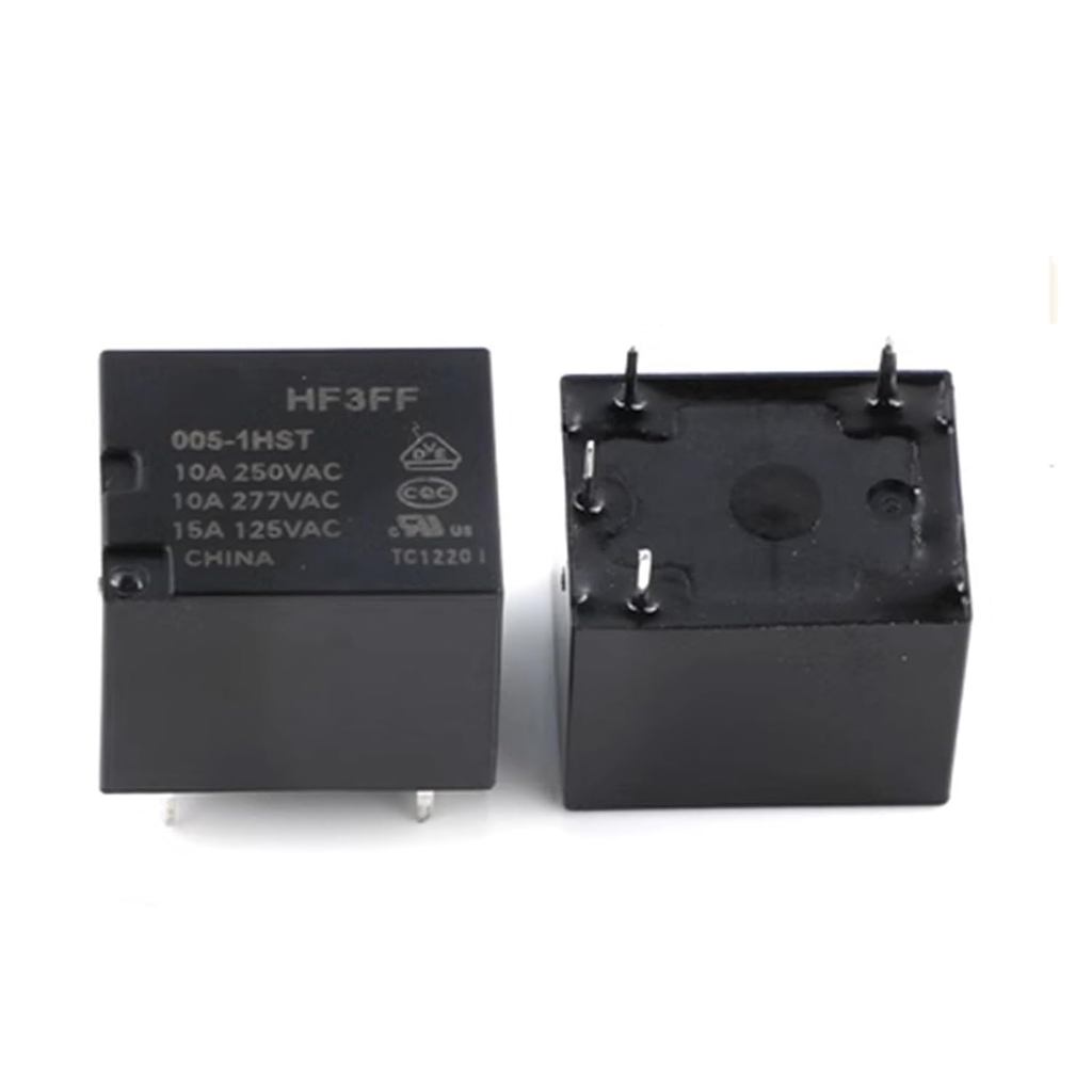Rơle HF3FF-005-1HST HF3FF-122-1HST HF3FF-024-1HST 5V 12V 24V 4PIN 10A 250V, 5 chiếc CIMWJOPS (HF3FF-