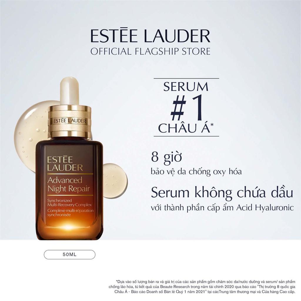 [Estee Lauder x Hannah] Combo Serum Estee Lauder Advanced Night Repair 50ml + Kem Dưỡng Phục Hồi Ban Đêm 50ml