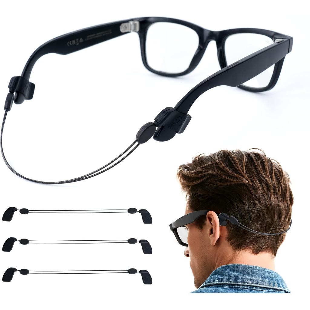 Dây đeo kính mắt điều chỉnh được cho Ray-Ban và Oakley Meta HSTN, tương thích với các mẫu như Meta W