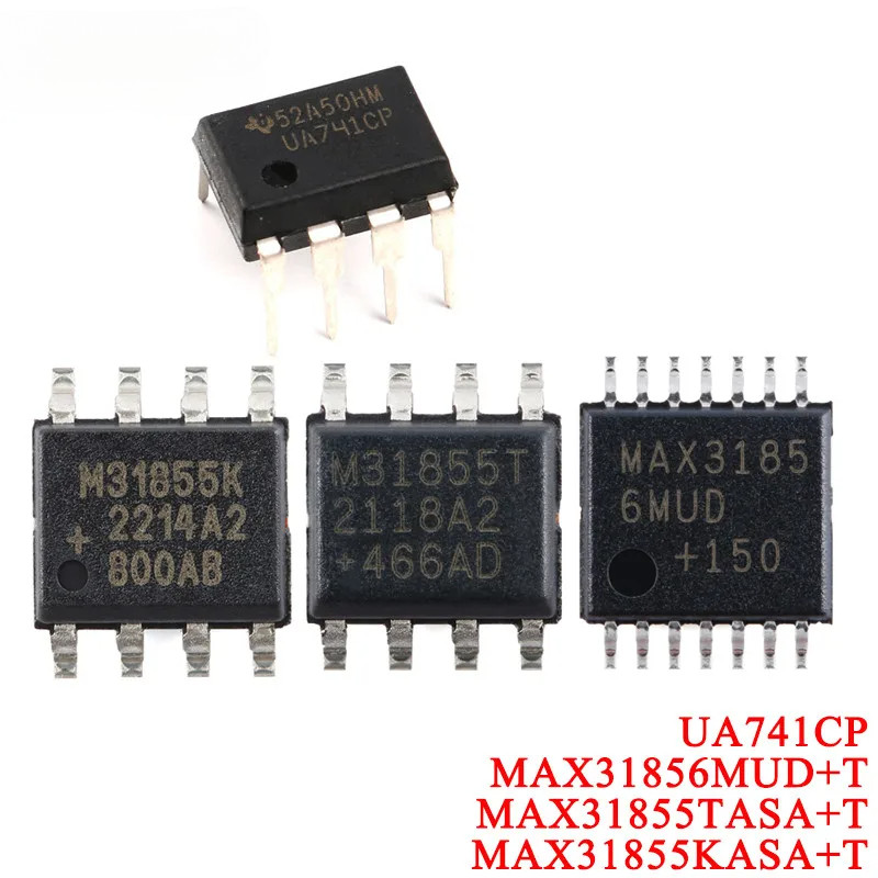 1-10 Cái MAX31856 MAX31856MUD + T MAX31855T MAX31855K MAX31855 UA741CP Cặp nhiệt điện có độ chính xá