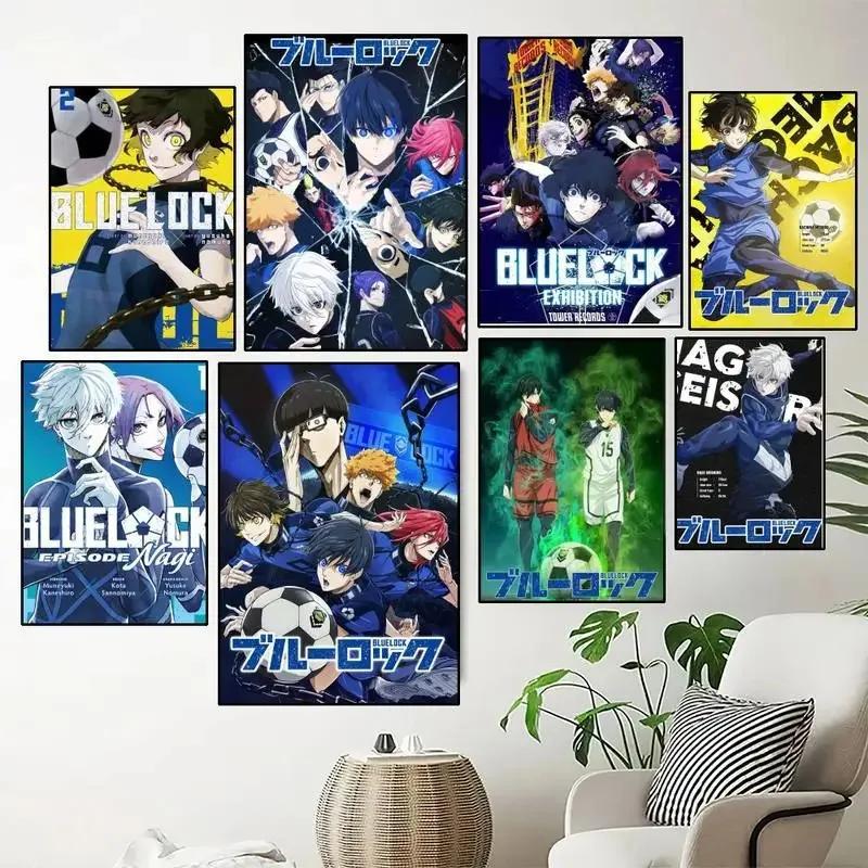 Anime XANH KHÓA Isagi Yoichi Poster Nghệ Thuật Treo Tường In Hình Cho Phòng Ngủ Trang Trí Phòng Khác