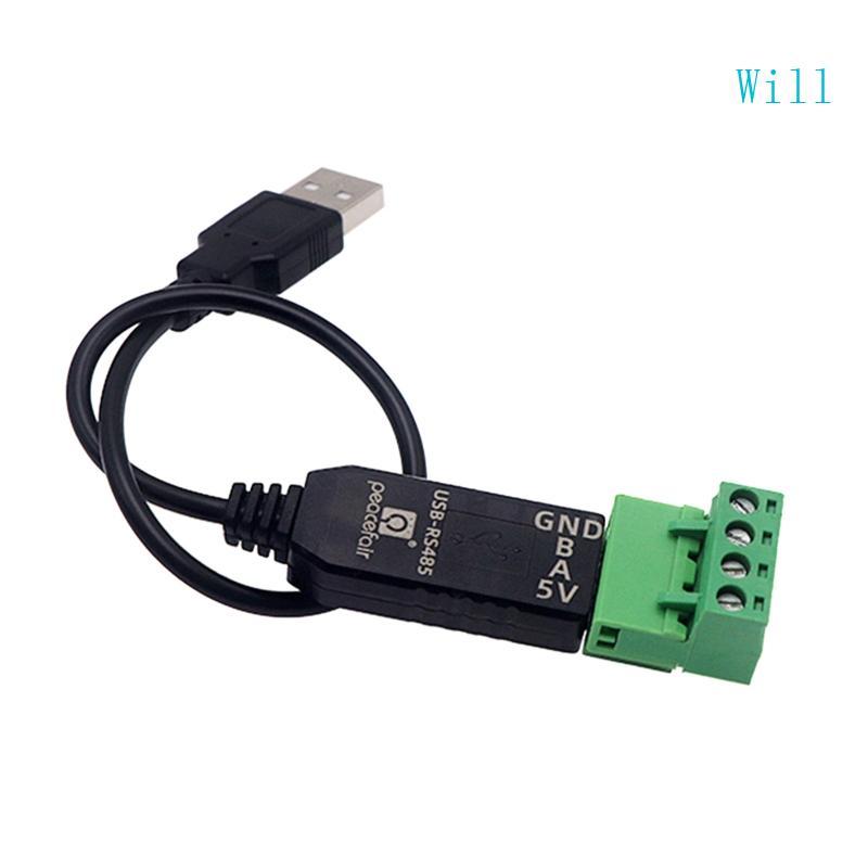 Will RS485 sang USB Adapter Nối Dài 4 Thiết Bị Đầu Cuối Khối Nữ rs485 485 Sang Nam USB