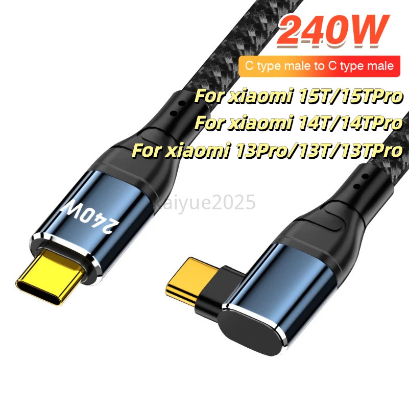 KY89 PD 240W Cáp USB C Sang USB Type C Cáp Sạc Siêu Nhanh QC3.0 Sạc Nhanh 48V 5A USB C Cho xiaomi 15