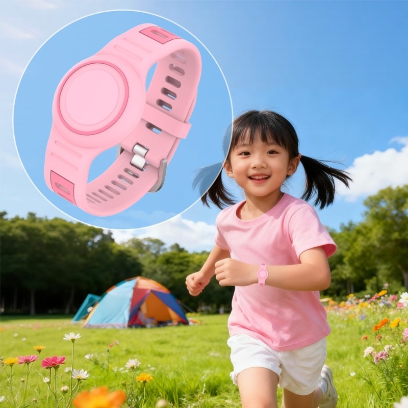Quu Phụ kiện định vị thời trang Đồng hồ silicon chống thấm nước BWatch và đính kèm an toàn