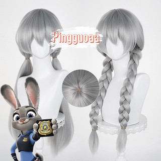  Zootopia Judy Hopps Cosplay Tóc Giả 75cm   30cm Tóc Tổng Hợp Chịu Nhiệt 